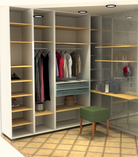 Different types of wardrobes styles
